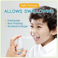 Child holding the 40ml bottle