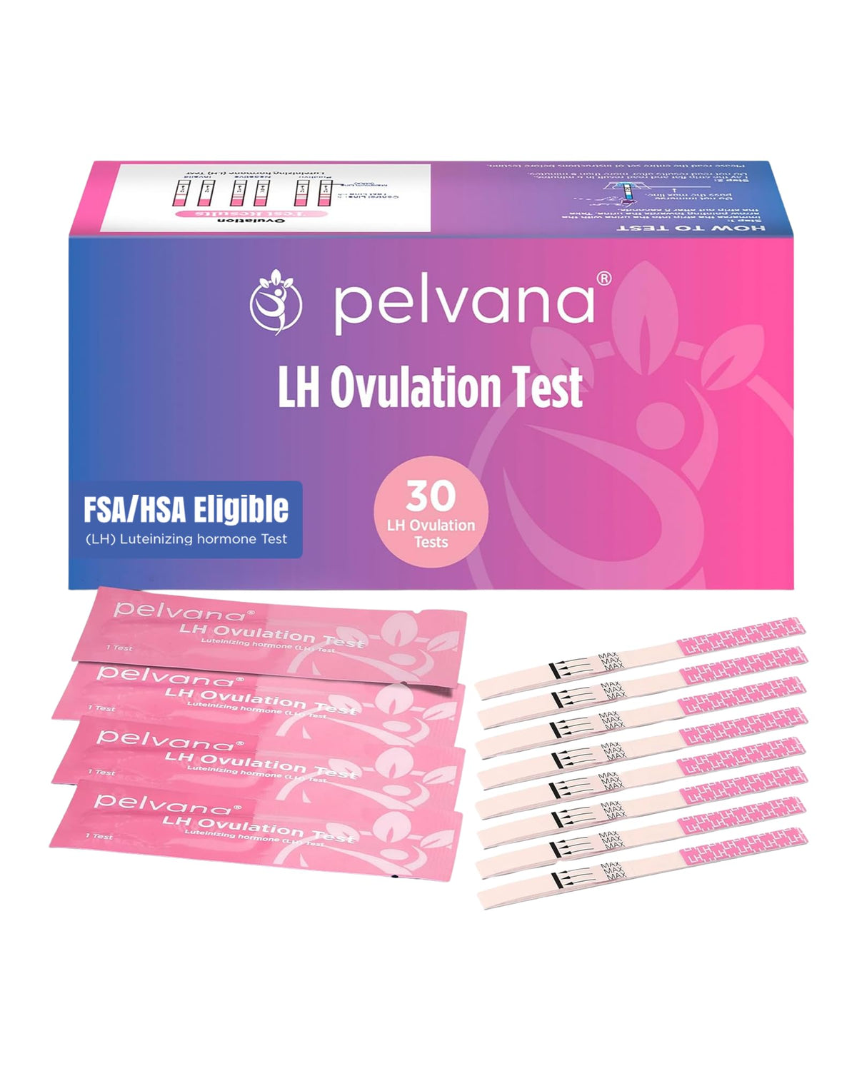 Pelvana 30 LH ovulation test kit front view
