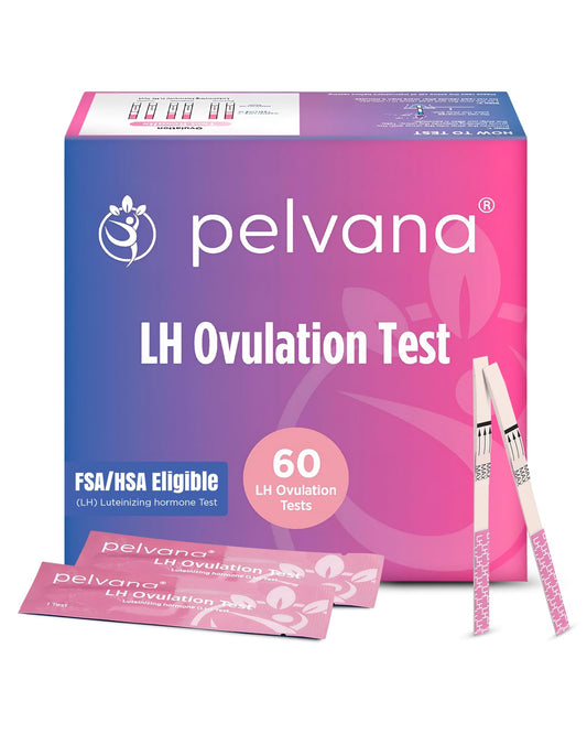 Pelvana 60 LH Ovulation Test Kit — 60 strip value pack