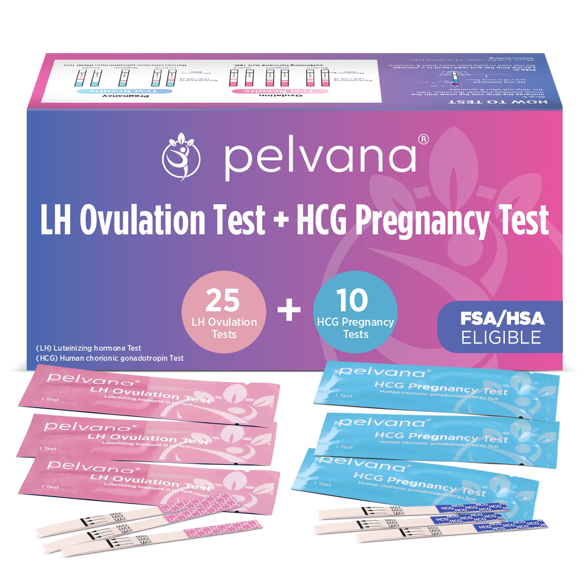 Pelvana LH ovulation test strips – 25 count
