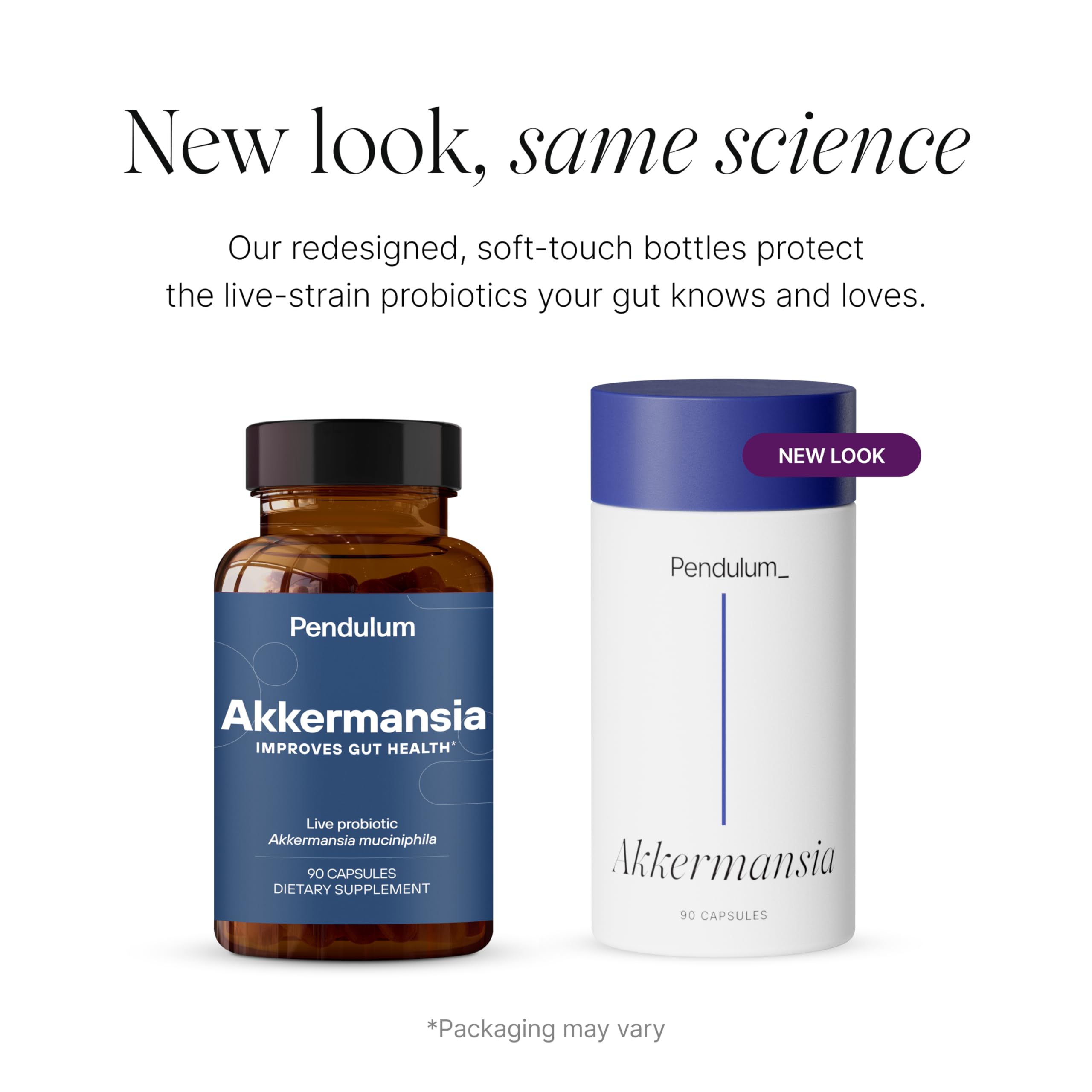 Pendulum Akkermansia packaging box reflects science-backed wellness support