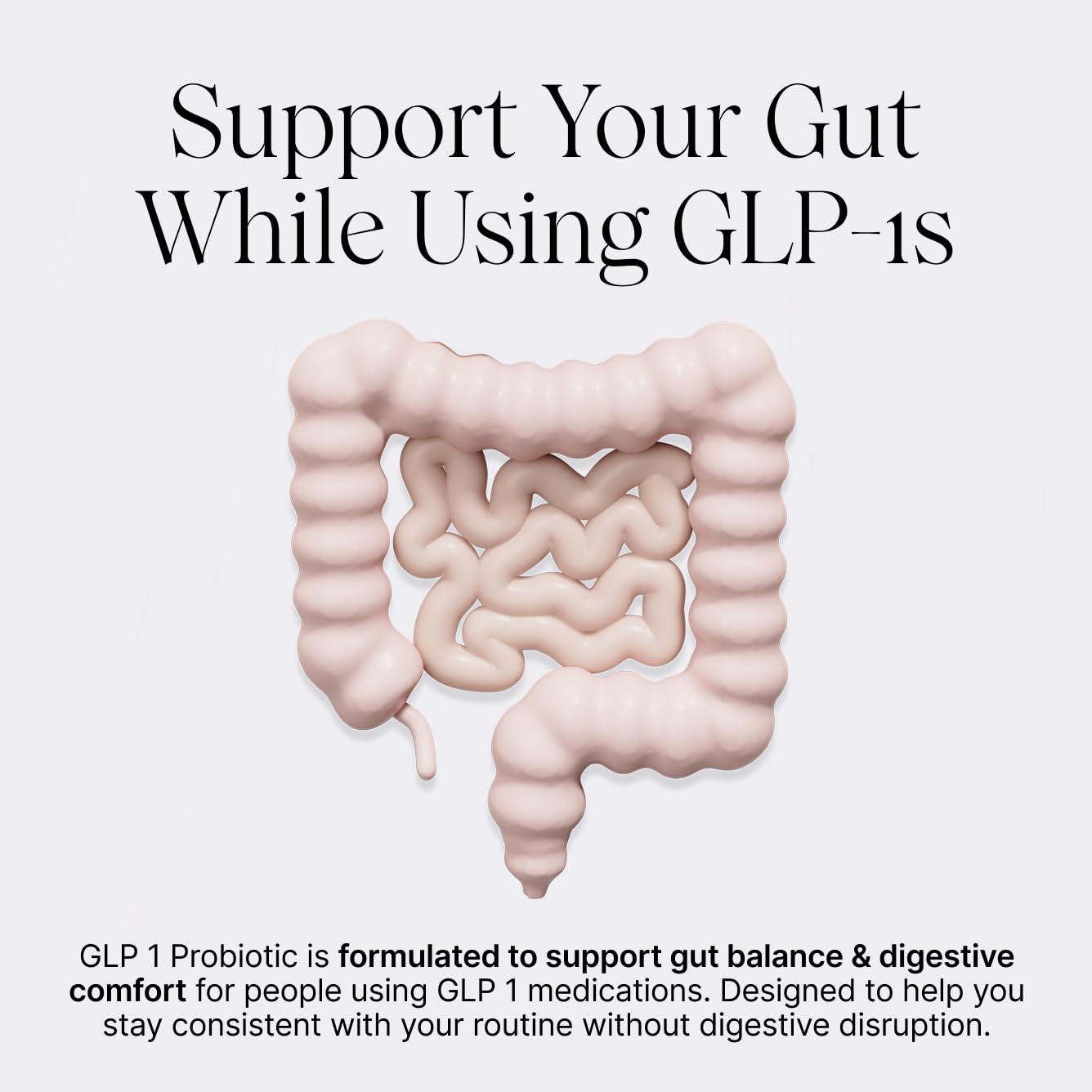 Pendulum GLP-1 Probiotic gut-health scene suggests relief from bloating.