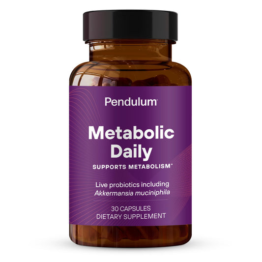 Pendulum Metabolic Daily bottle and label (30 capsules)