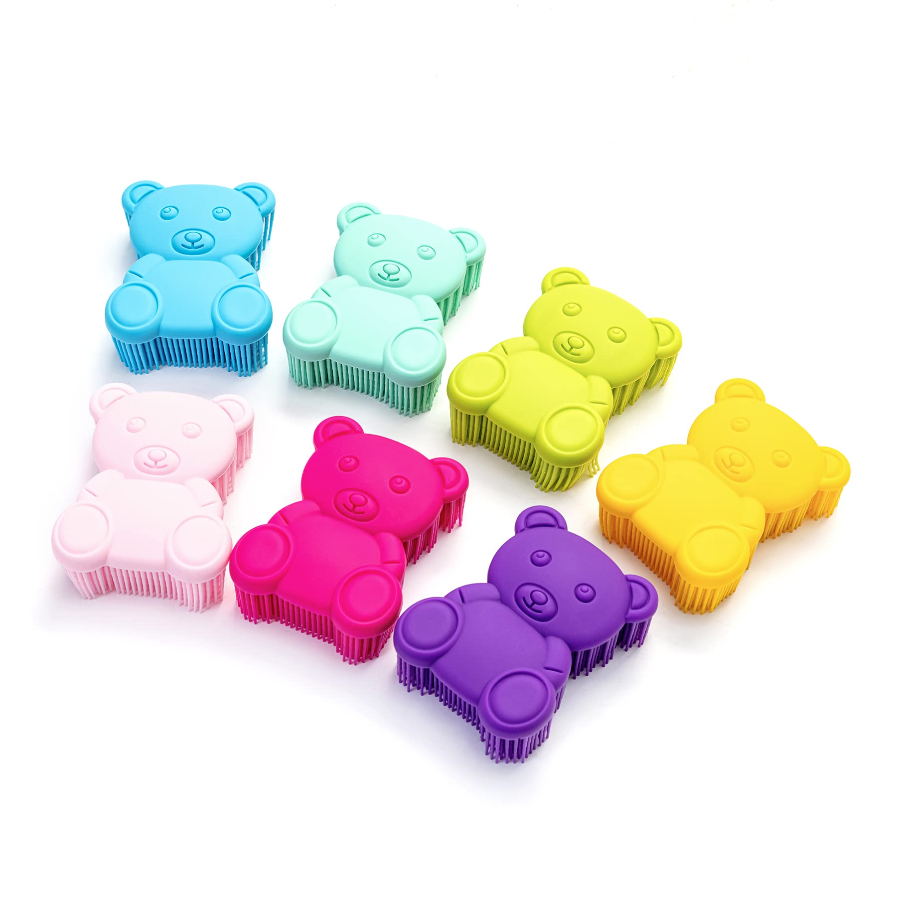 Penepico bear-yellow party-favor sensory brush in bright color