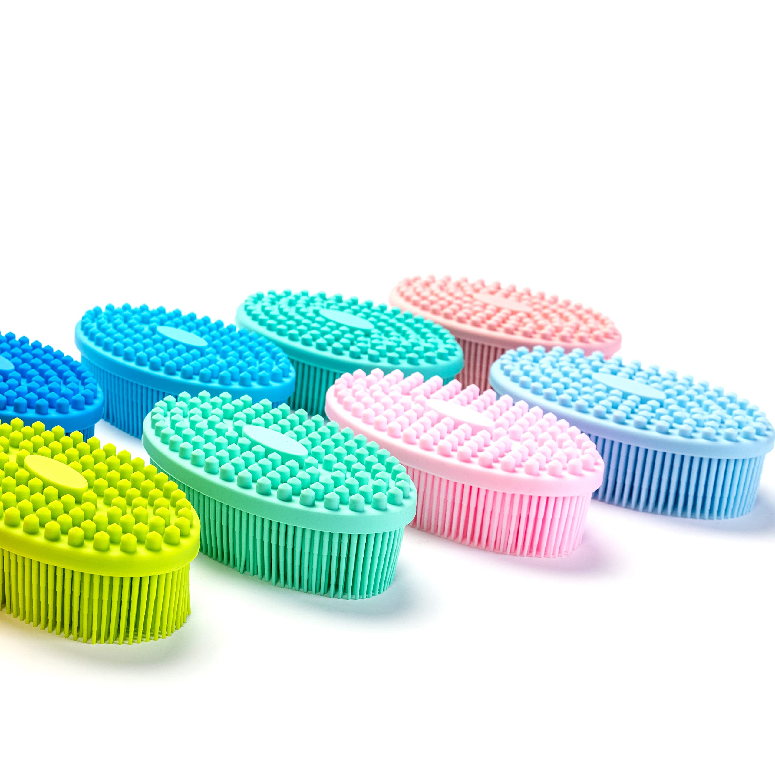 Penepico kids-friendly bath brush with color variety.