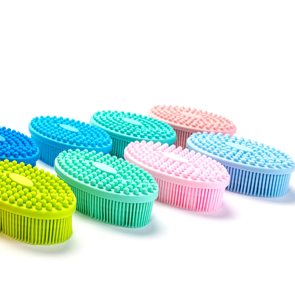 Penepico kids-friendly bath brush with color variety.