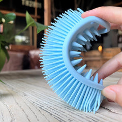 Penepico sensory brush back detail highlights varied texture for calming tactile input.