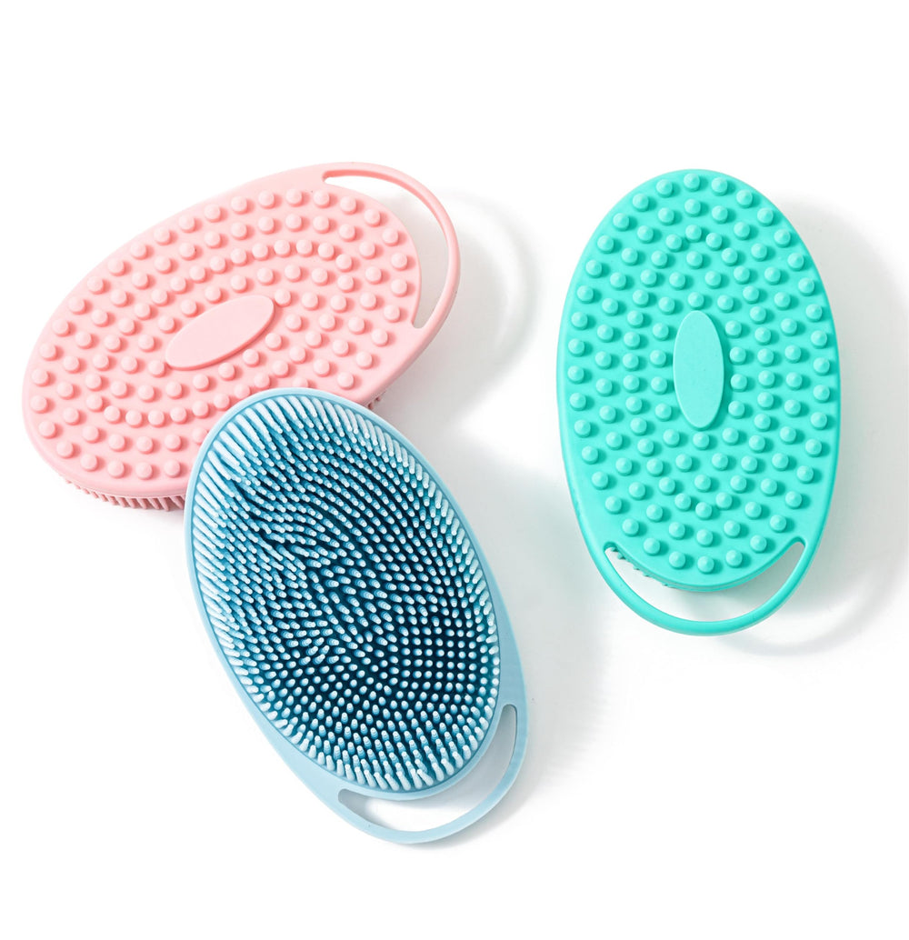 Penepico pink bath brush for shower time and gentle scalp massages.