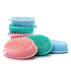 Penepico sensory brush with hanging loop promotes easy storage and quick access.