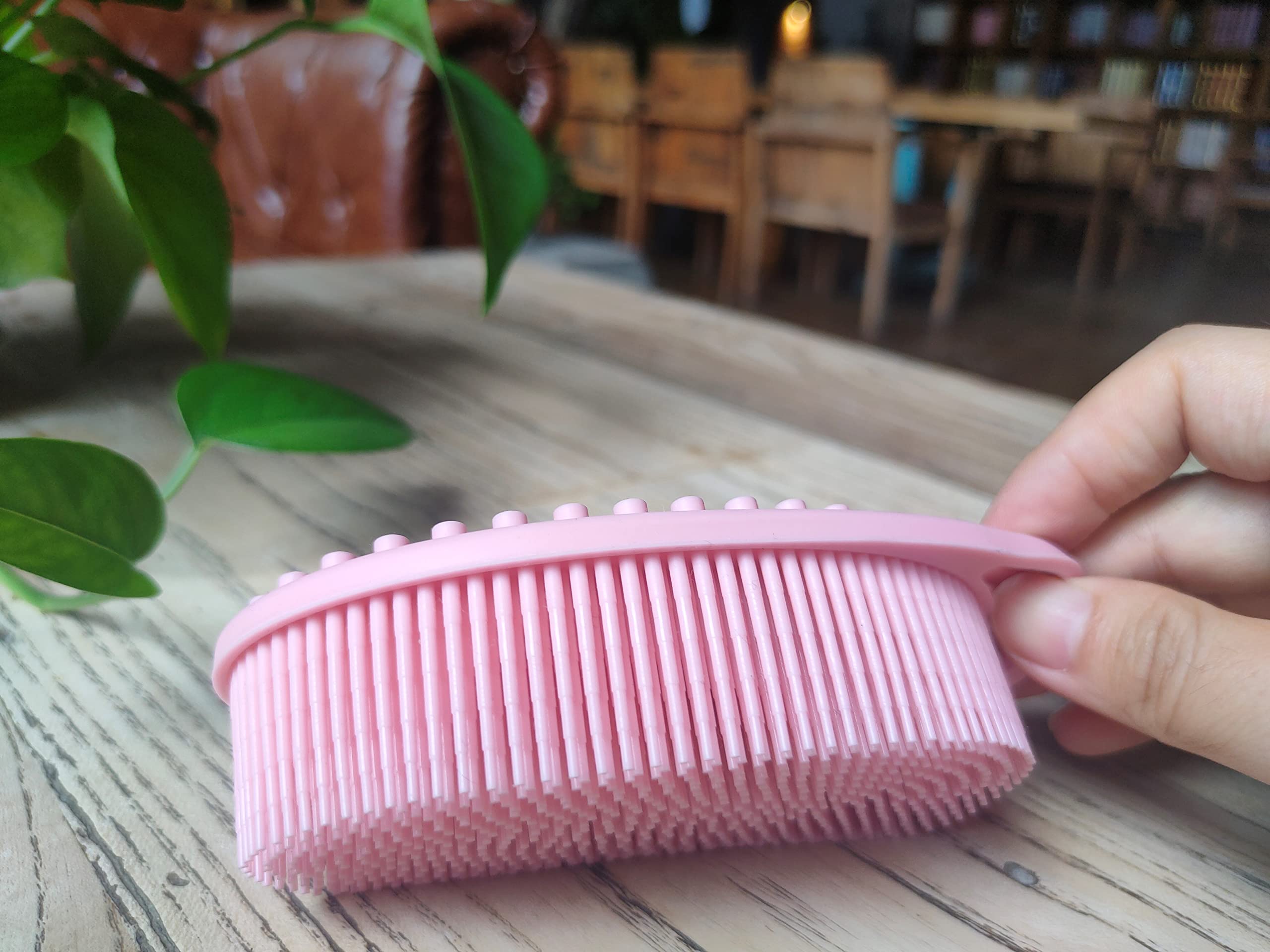 Penepico soft-point pink brush highlights targeted tactile input during routines.