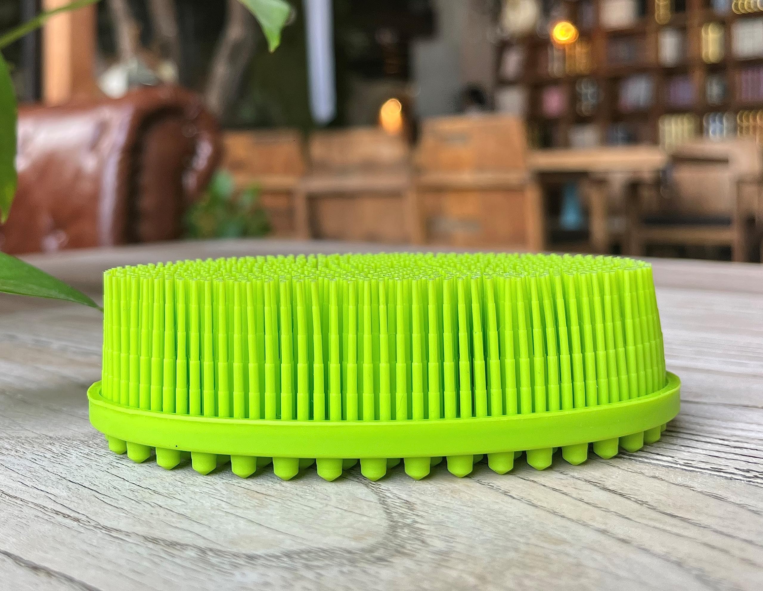 Penepico silicone loofah bath brush for body cleansing