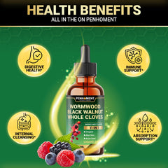 Ingredients label for Penhoment 10in1 tincture