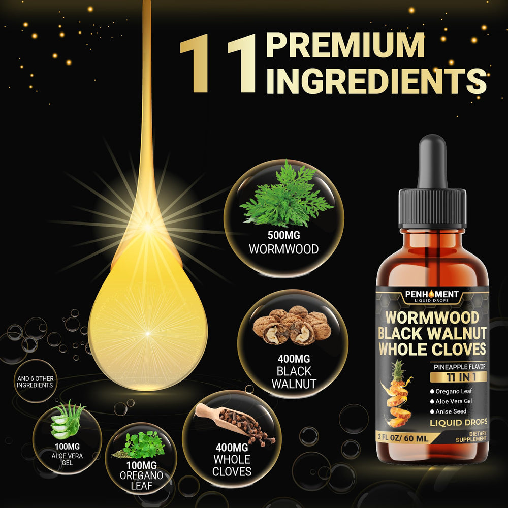 Ingredients list for Penhoment 11in1 blend