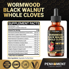 Penhoment Wormwood Drops bottle with dropper