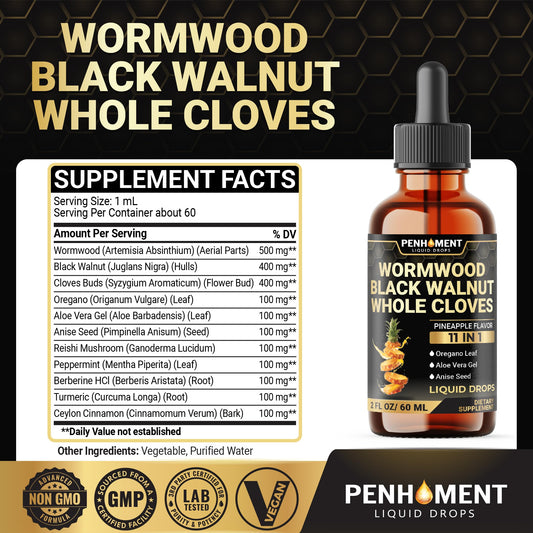 Label showing the 11 ingredient blend