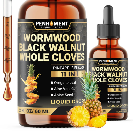 Penhoment 11in1 Wormwood Drops Pineapple Flavor bottle front