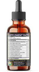 Back label of Penhoment wormwood drops bottle
