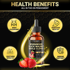 Strawberry flavor close-up with ingredients