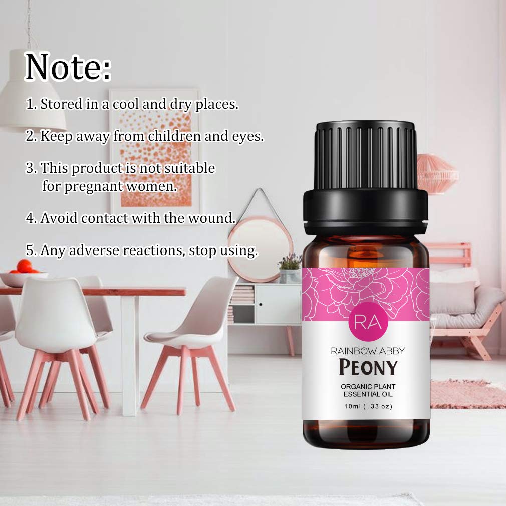 Gift-ready Rainbow Abby Peony essential oil packaging