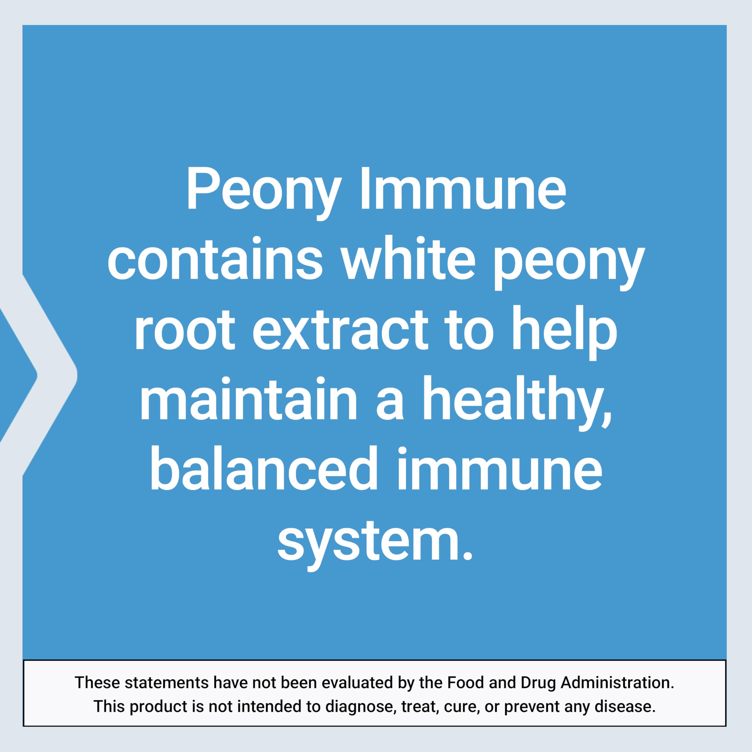Gluten-free certification for Peony Immune