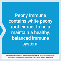 Gluten-free certification for Peony Immune