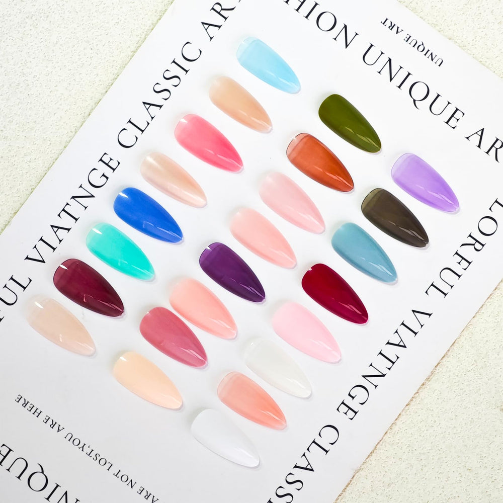 PEPFTG durable scratch-resistant acrylic nails maintain shine.