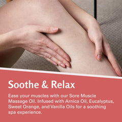 Peppermint arnica oil for muscle relief