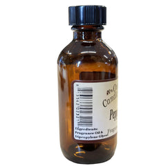 2oz peppermint diffuser oil being prepared for use