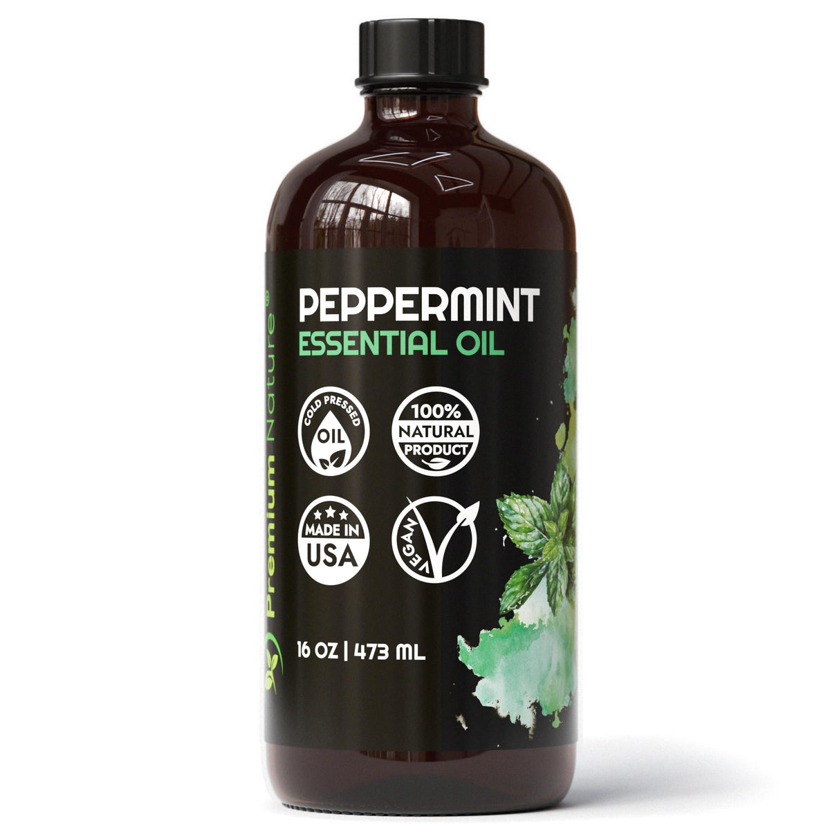 Peppermint essential oil 16oz for diffuser aromatherapy