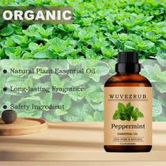DIY fragrance making with peppermint oil drops