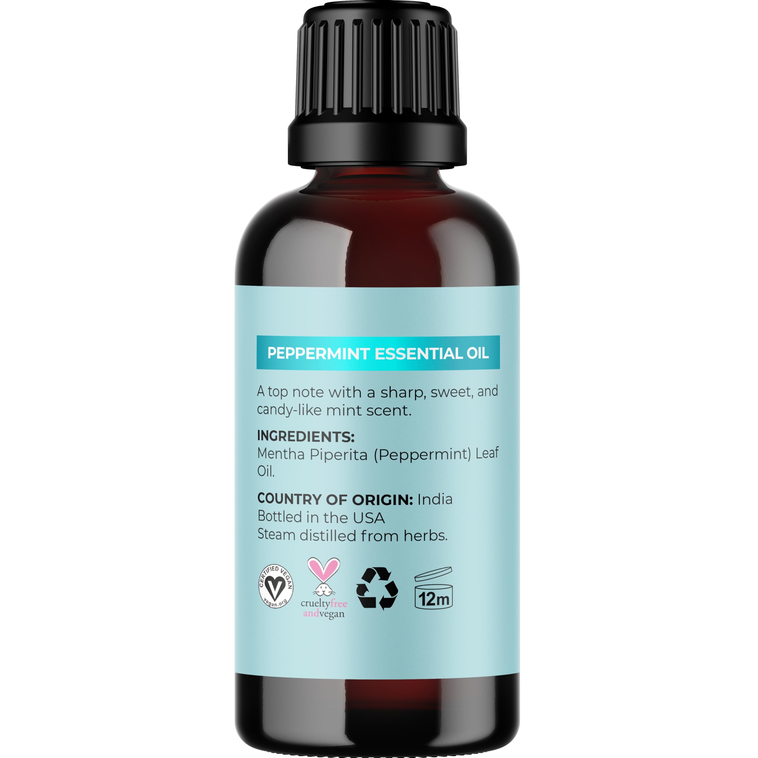 Peppermint essential oil for skincare and glow