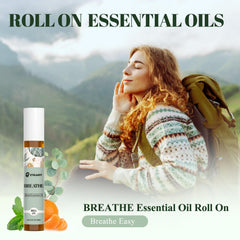 Peppermint and eucalyptus essential oils