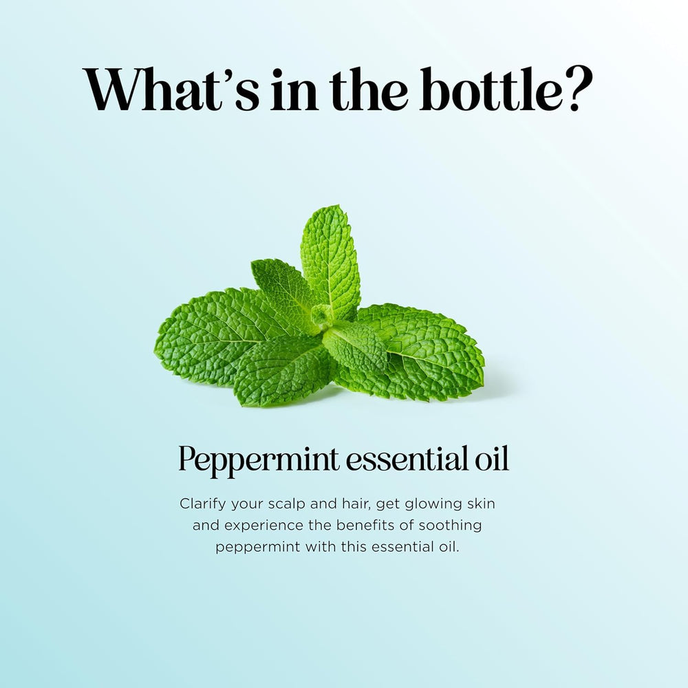 Aromatherapy diffuser emitting peppermint fragrance
