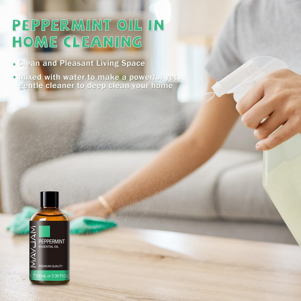 Aromatherapy with peppermint essential oil