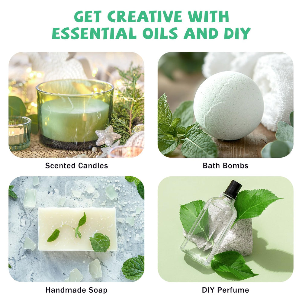 DIY crafts: peppermint oil for soap and candle making