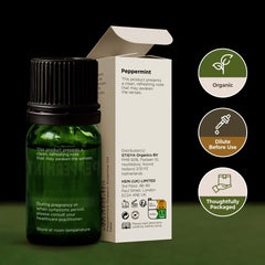 Minty peppermint oil used to make candles