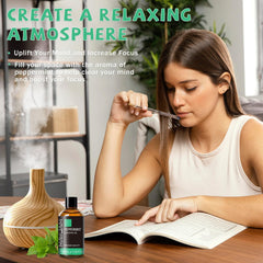 Peppermint essential oil for skin care applications