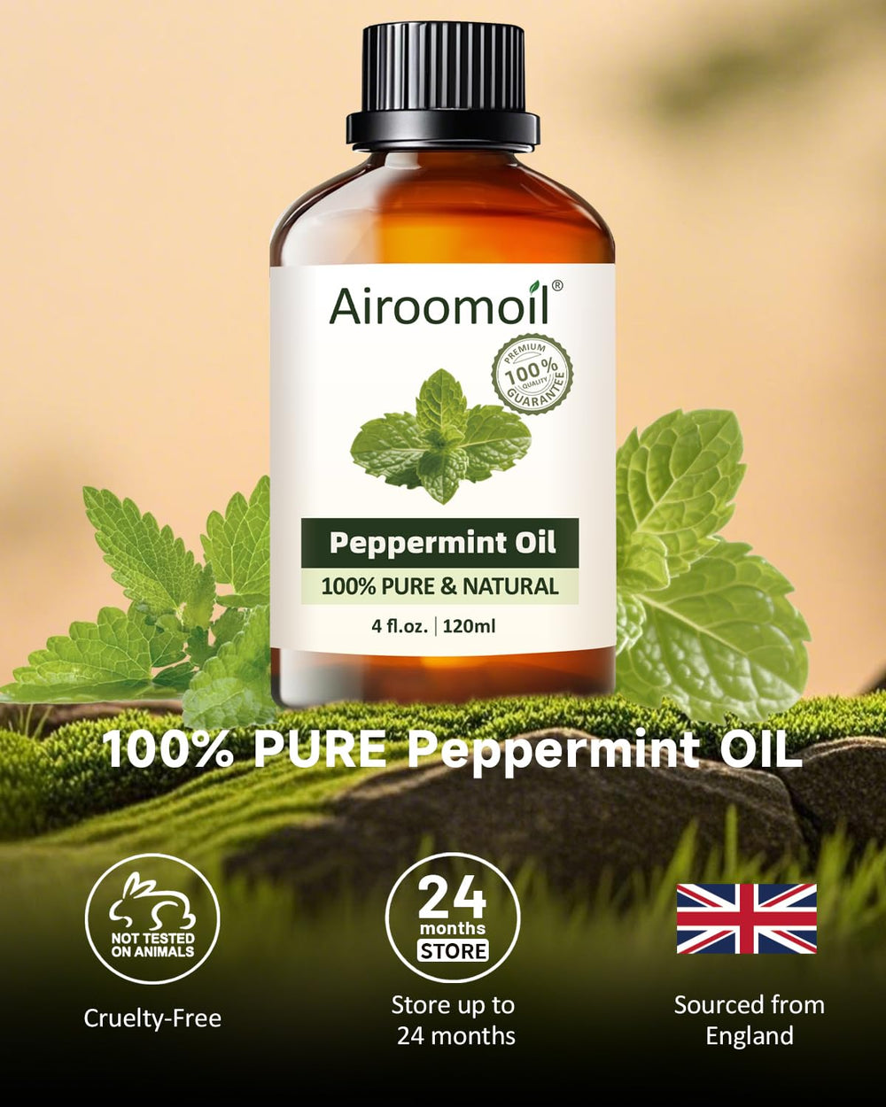 Peppermint essential oil for soap making and DIY projects