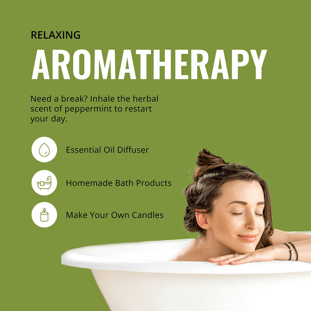 Steam distilled peppermint essential oil