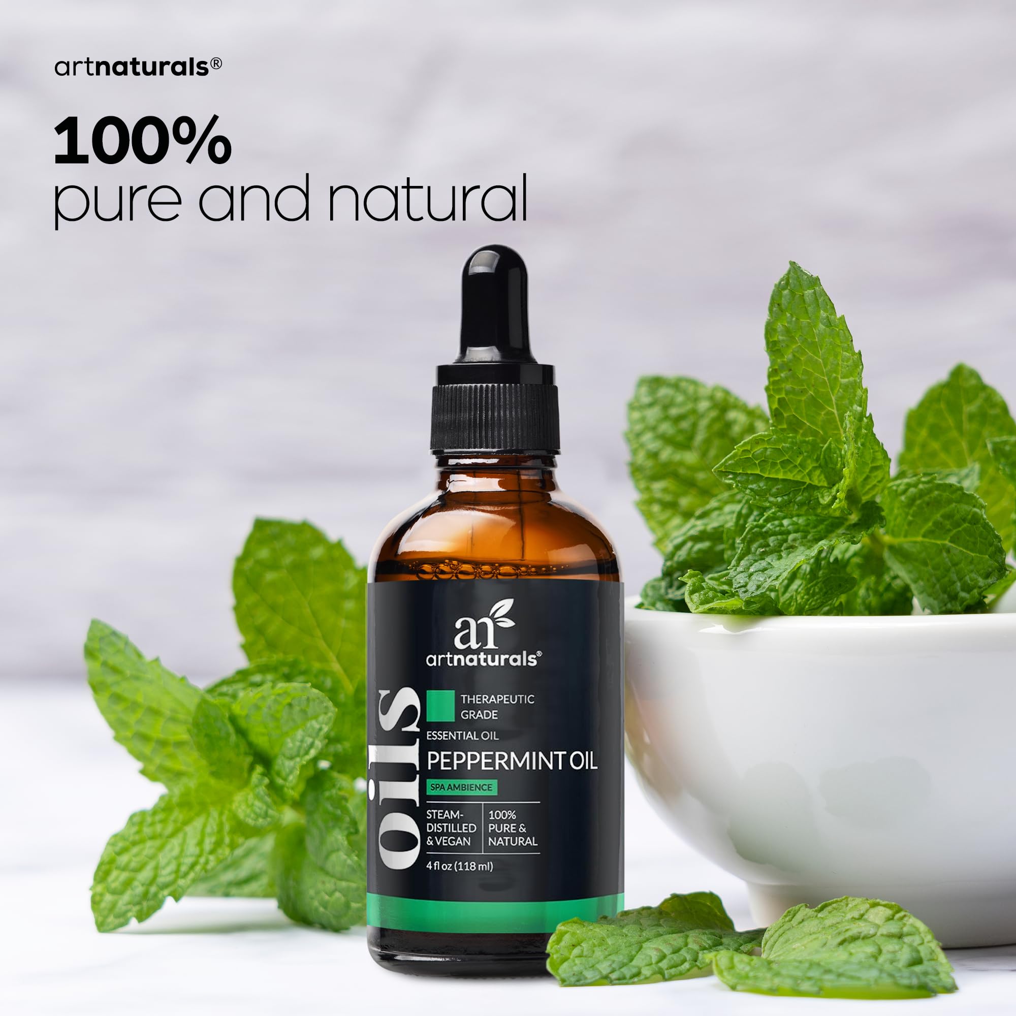 Therapeutic grade peppermint oil with GC/MS testing