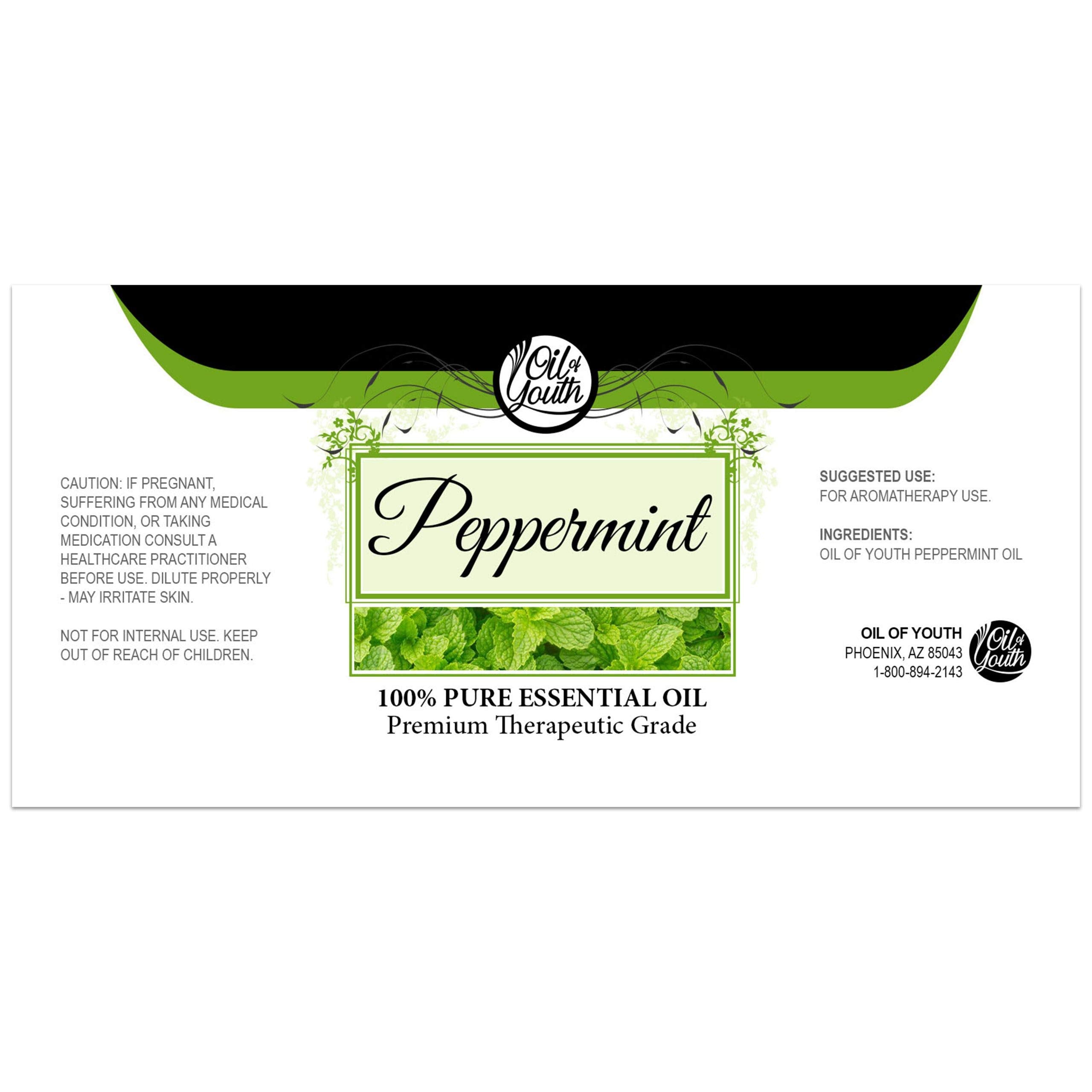 Peppermint essential oil ideal for diffusers and aroma