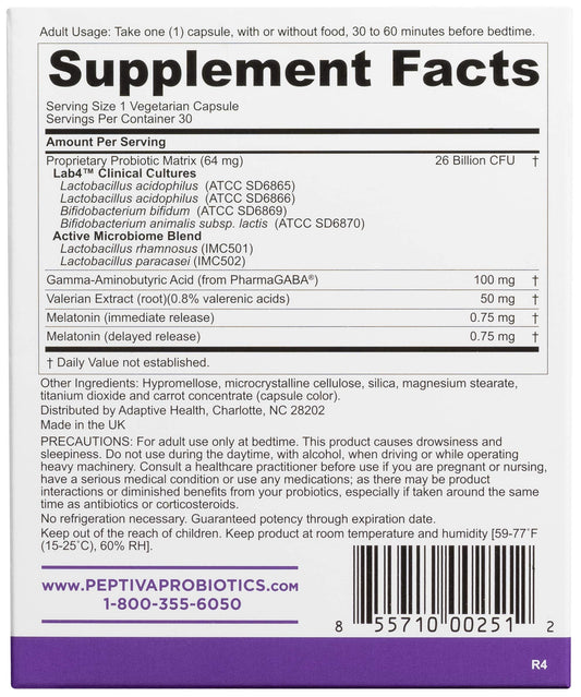 Digestive health benefits of Peptiva multi-strain probiotic