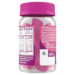 Pepto Kids Gummies 24-count pack on shelf, convenient multi-use option