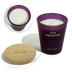 Perception Aromas premium cotton wick ensures even, long-lasting burn.