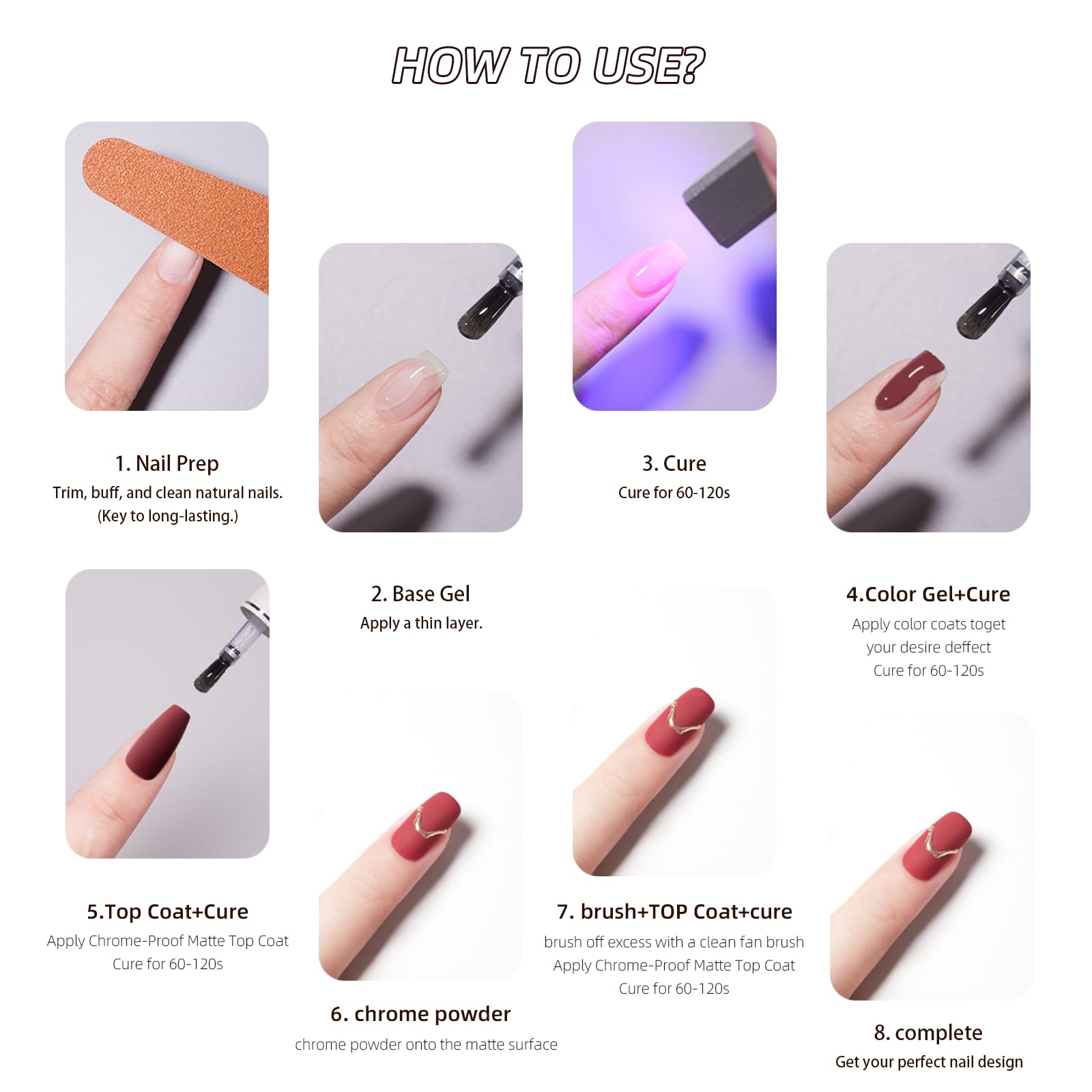 Long-lasting wear and chip resistance from PERFECT COLOR chrome-proof top coat