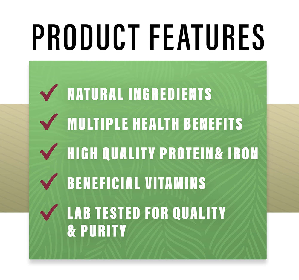 Quality indicators: gluten-free, non-GMO, hormone-free, paleo-friendly label