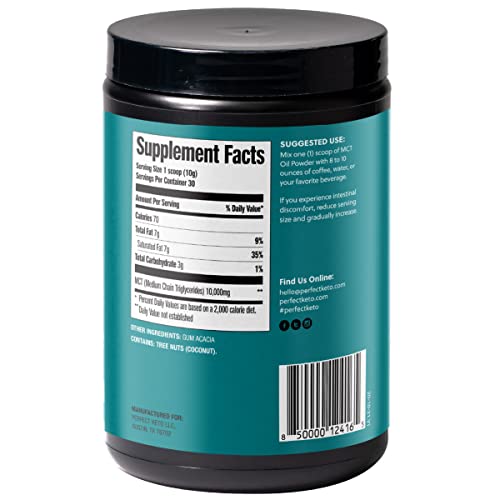 Measuring scoop of MCT Oil Powder