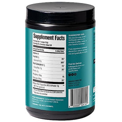 Back of Perfect Keto MCT Oil Powder packaging with nutritional info