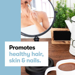 Coffee with Perfect Keto Collagen Peptides for creamy texture.