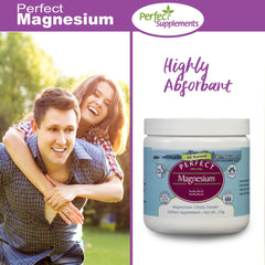 Scoop of magnesium citrate powder for a smoothie